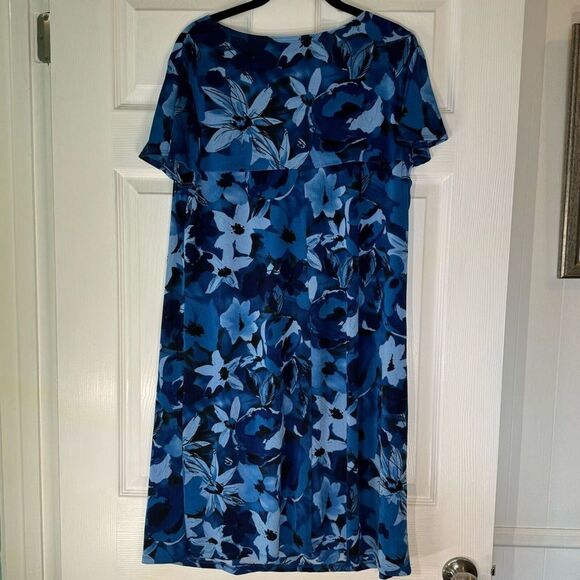 Cimarron Plus Tropical Floral Dress Women’s Size 18 - Picture 2 of 6